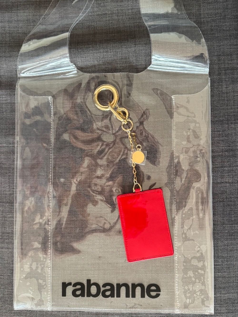 Rabanne Transparent Shopper Tote Bag — $50